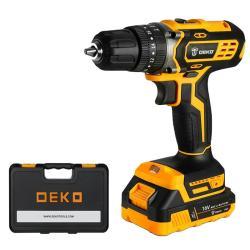 Дрель-шуруповерт DEKO 16V 40Н.м для дерева и металла (арт. 26-2402058)