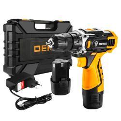 Дрель-шуруповерт DEKO 12V аккумуляторная LED (арт. 26-2402077)