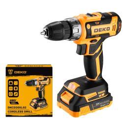 Дрель аккумуляторная DEKO 20V 40Nm безщеточная (арт. 26-2402095)