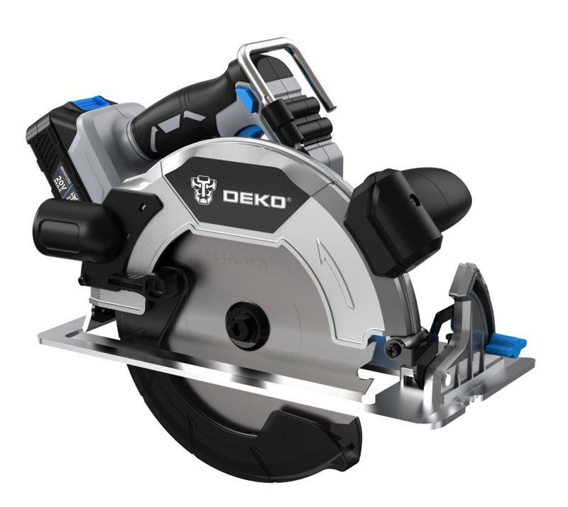 Deko пила циркулярная аккумуляторная бесщеточная 20В (арт. 26-2402145)