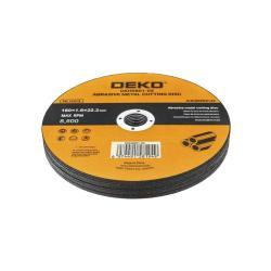 Deko диск отрезной 180x1.6x22.2 мм для металла и дерева (арт. 26-2402216)