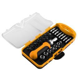 Набор ключей DEKO мини механический трещоточный 30 предметов для велосипеда (арт. 26-2402298)