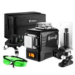 Deko лазерный уровень 3D 12 линий для помещений и улицы (арт. 26-2402312)