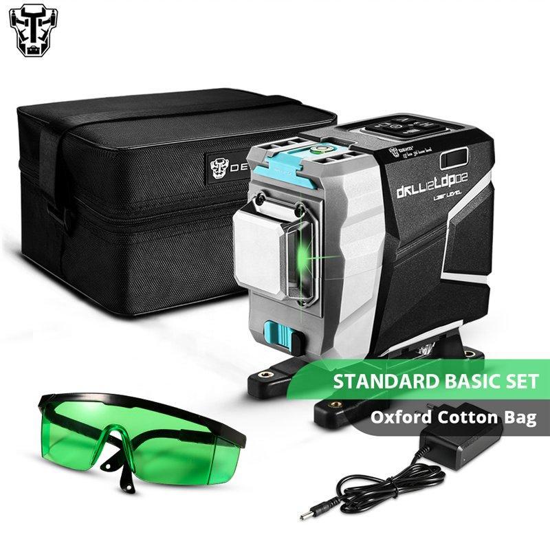 Deko лазерный уровень 3D 12 линий самовыравнивающийся (арт. 26-2402313)