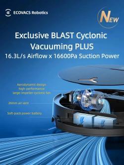 Робот-пылесос ecovacs deebot X9 pro 16600Pa для уборки (арт. 26-1702003)