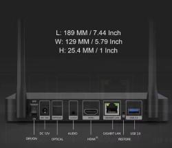 Медиаплеер zidoo Z9X 8K HDR android 11 для ТВ (арт. 26-1702138)