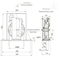 Ограничитель скорости hebei dongfang fuda XS2 для KONE (арт. 26-2502020)