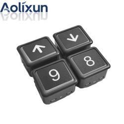 Кнопка лифта квадратная DL-PO2 для guangri/yongda/hitachi (арт. 26-2502024)