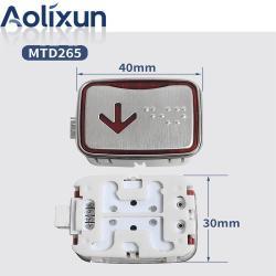 Кнопка для лифта LG sigma, квадратная, красно-синий свет 24В (арт. 26-2502028)