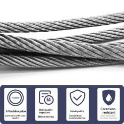 Трос стальной haicheng zhengchang 6/8/13/12/10 мм для лифта (арт. 26-2502149)