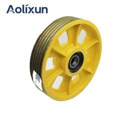 Шкив направляющий KONE стальной 410*5*10 для противовеса (арт. 26-2502177)