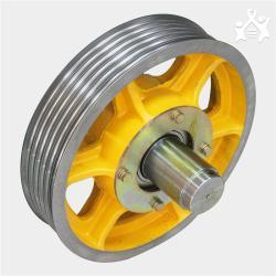 Шкив hitachi направляющий 400*140*6*10 для лифта (арт. 26-2502186)