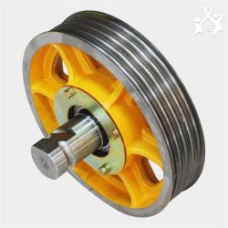 Шкив hitachi 400*140*5*10 для лифта в квартиру (арт. 26-2502194)