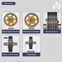 Шкив hitachi 400*140*5*10 для лифта в квартиру (арт. 26-2502194)