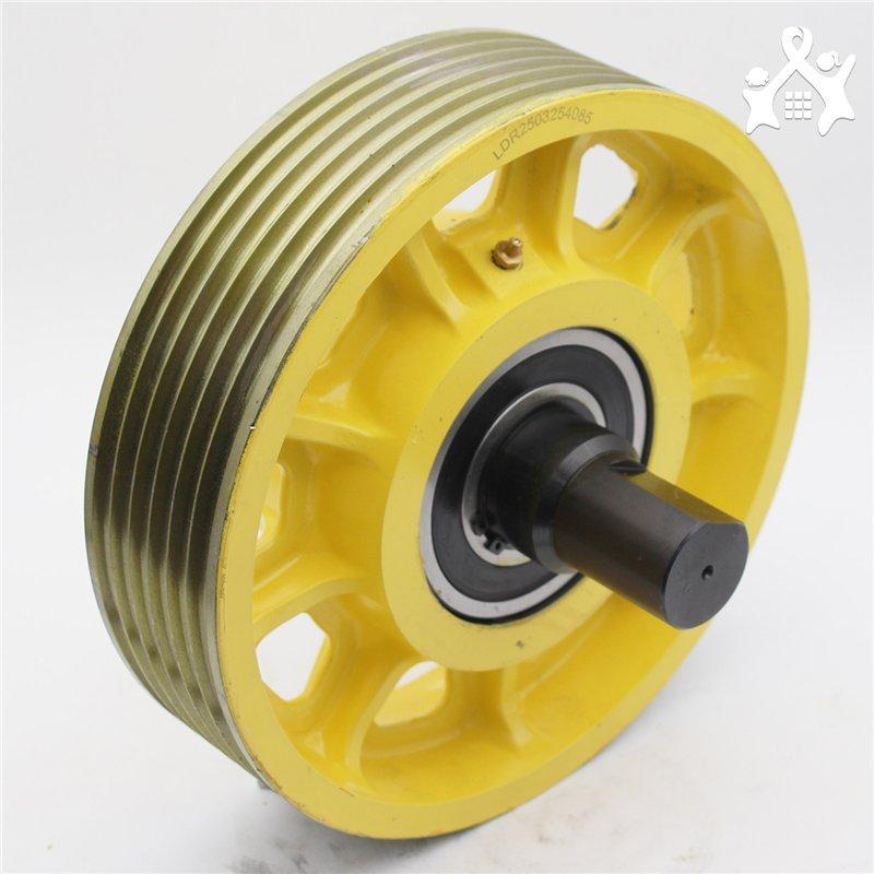 Шкив противовесный KONE 330*130*6*8 для лифта (арт. 26-2502200)