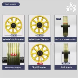 Шкив противовесный KONE 440*130*5*10 для лифта (арт. 26-2502201)