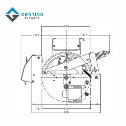 Aodepu ограничитель скорости OX-240E для лифта (арт. 26-2102729)