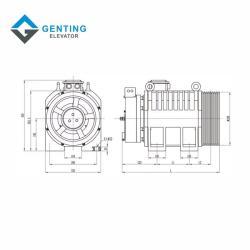 Elevator мотор MONADRIVE тяговая машина MONA320 (арт. 26-2102745)